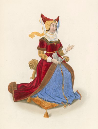 Constancia, Duchess of Lancaster, Wife of John of Gaunt by Henry Shaw